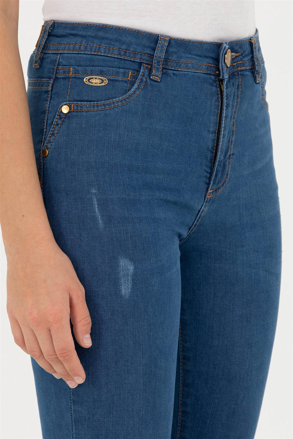 Женские синие джинсовые брюки - U.s. polo assn фото 5