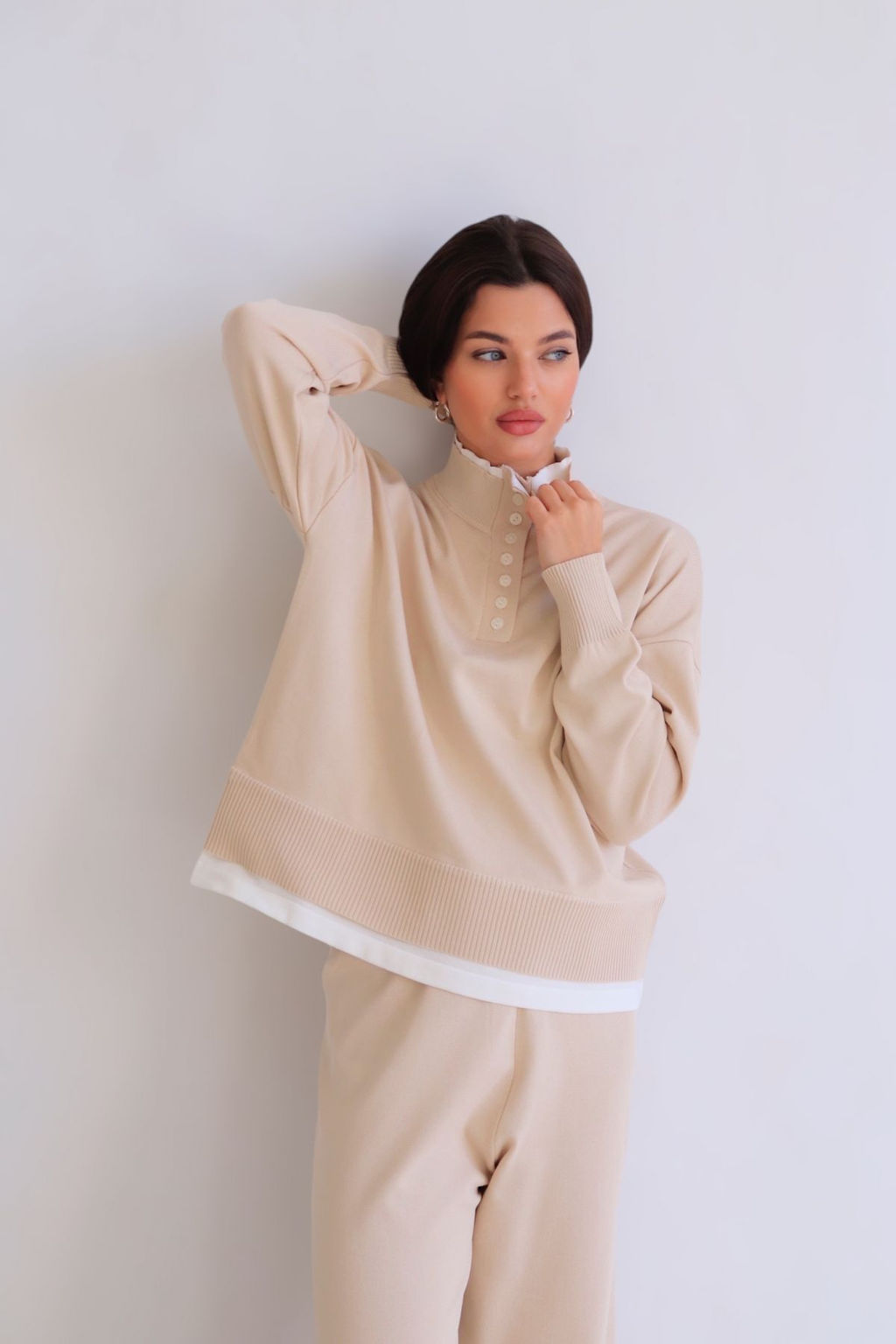 Martichelli Костюм вязаный бежевый фото 4