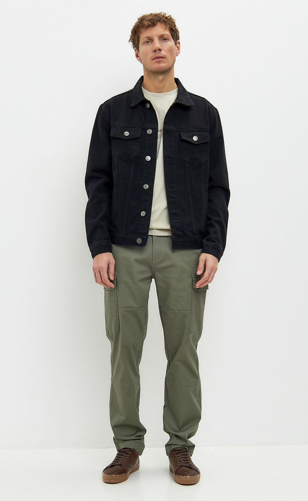 Куртка джинс P011-1336Rus black