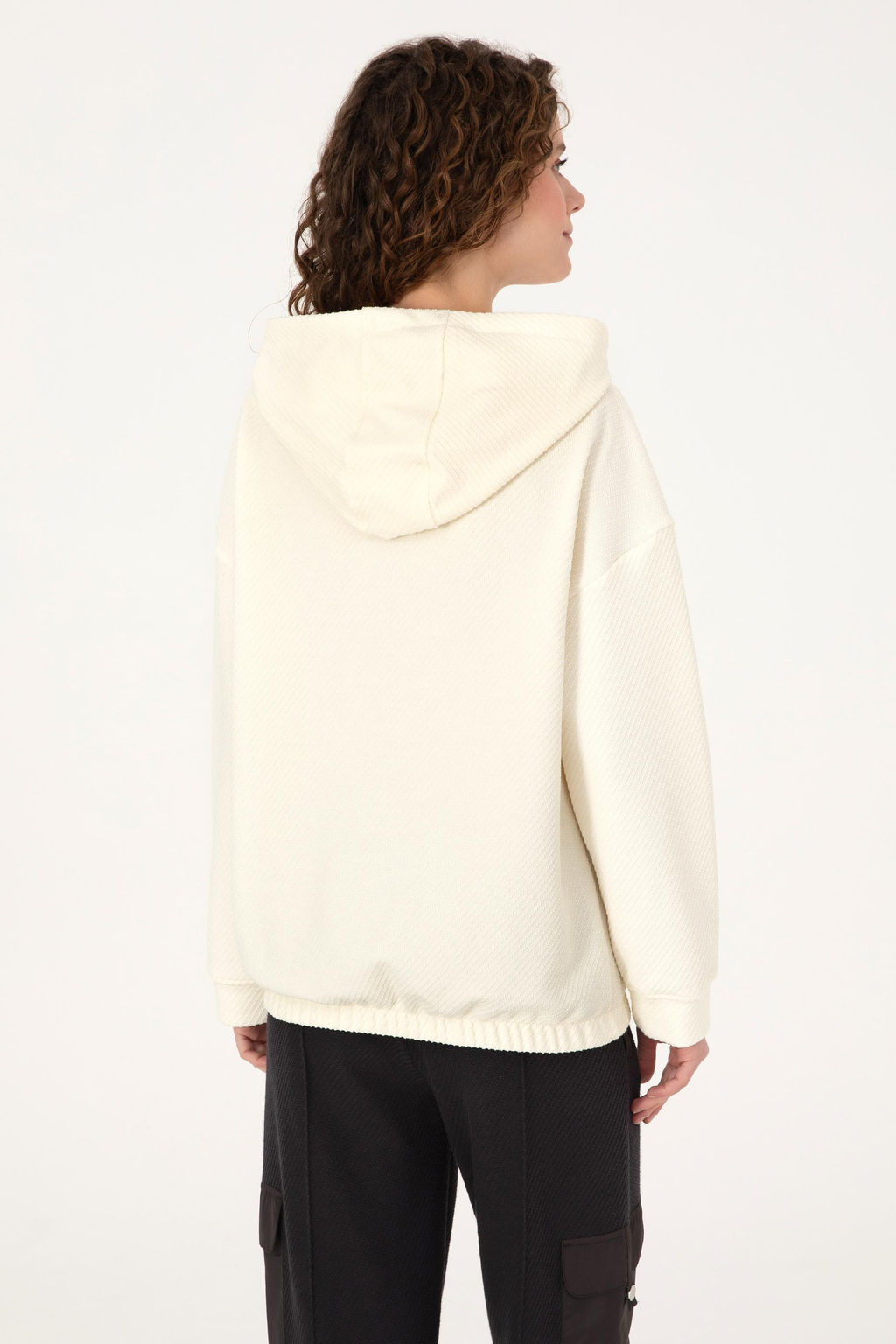 Kad_n Krem Sweatshirt - U.s. polo assn фото 5