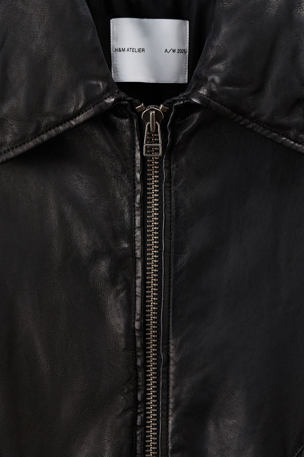 Chaqueta de aviador de corte holgado en piel - H&m фото 9