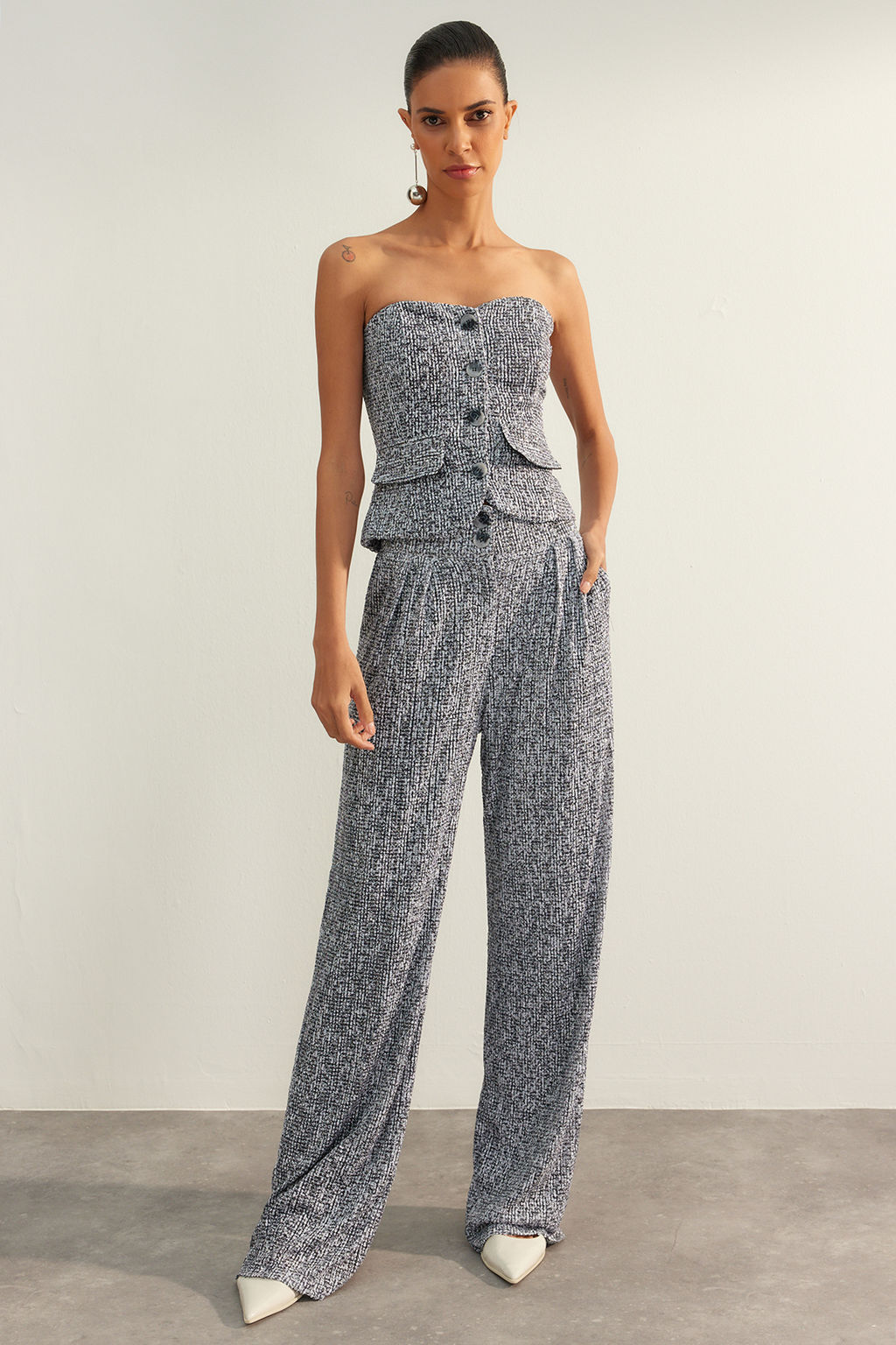 TRENDYOLMILLA Cok Renkli Payet Pantolon TPRAW24PL00021