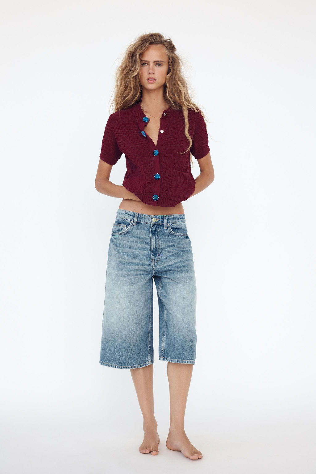PLAIN KNIT CARDIGAN - Zara фото 16
