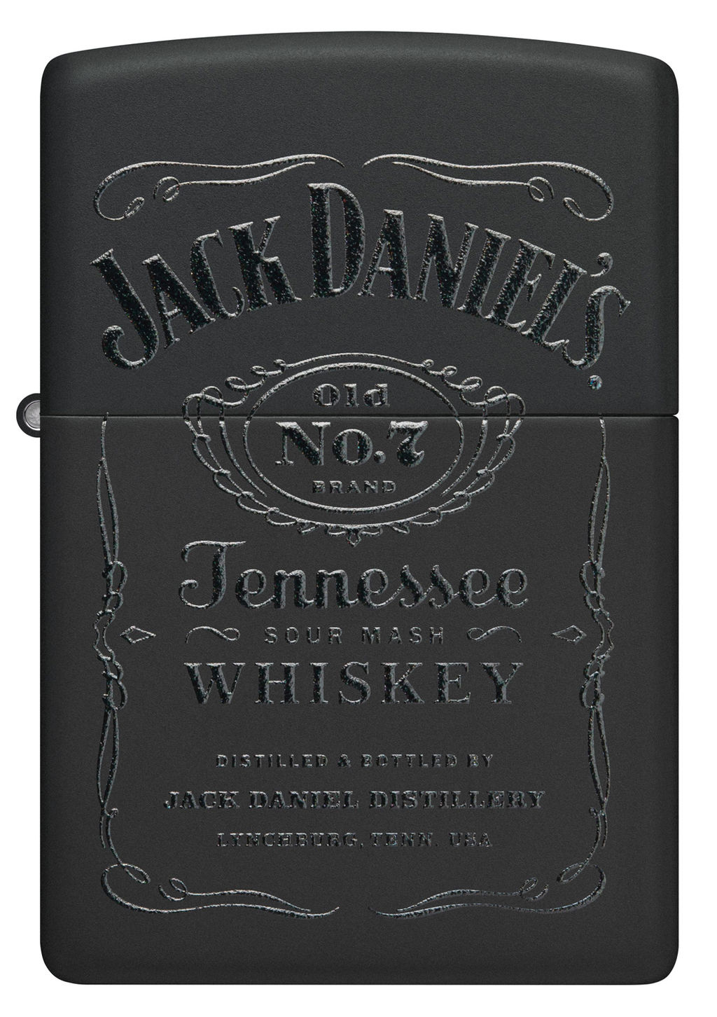 Подарочный набор Джек Дэниэлс | Jack Daniels®: зажигалка и кожаный чехол ZIPPO 48460
