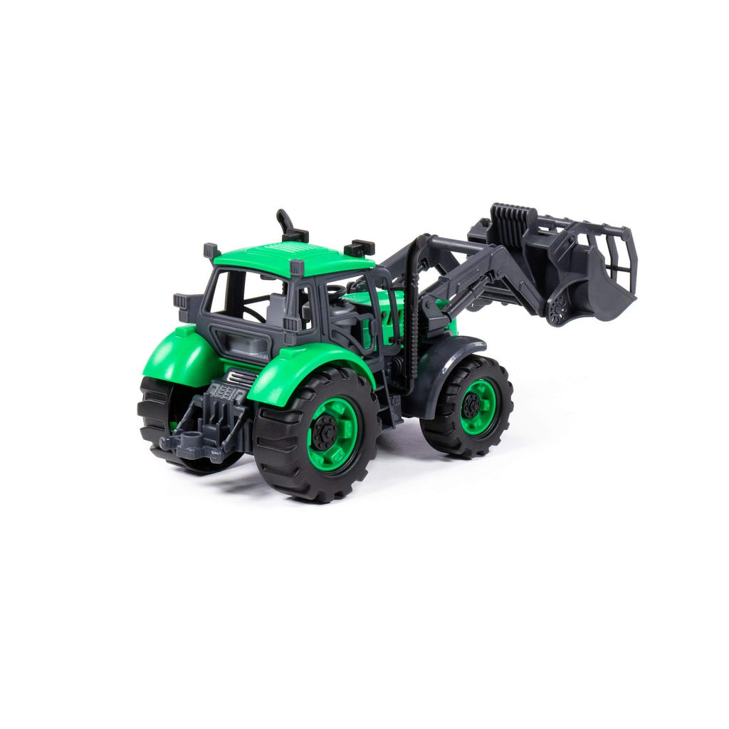 Погрузчик Прогресс сельскохозяйственный инерционный (зелёный) (в коробке) - Полесье фото 5