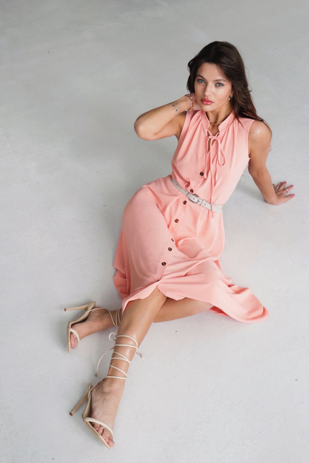 Платье, как из к/ф Красотка, персиковое - Martichelli фото 11