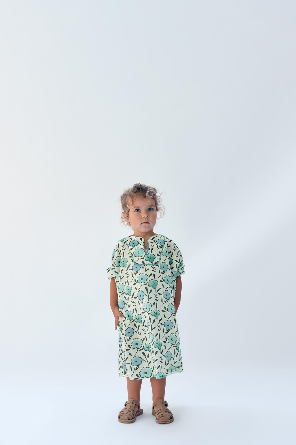 2-14 A?OS/ VESTIDO KAFT?N ESTAMPADO FLORES LIMITED EDITION / Estampado - Zara фото 2