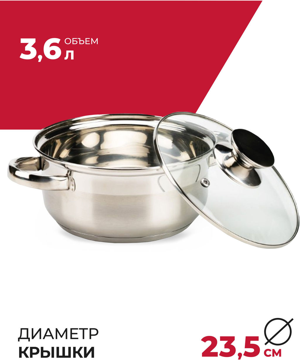 Набор кастрюль CLASSIC 3шт (1.4л+2л+3.6л)