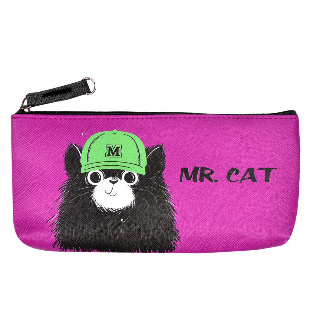 Пенал школьный Феникс+, арт.62096/ 24 КОТ В КЕПКЕ  фото 2