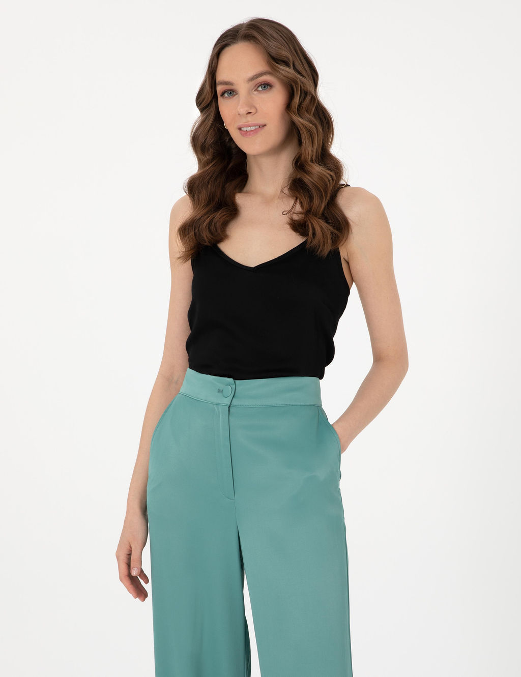 Siyah Regular Fit Bluz - Pierre cardin фото 3
