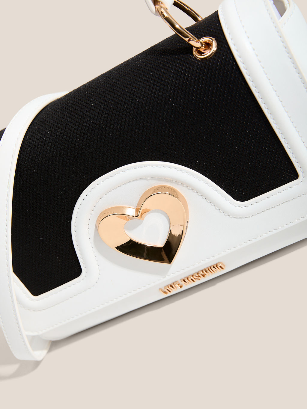 Женская сумка с ручкой LOVE MOSCHINO GRACEFUL Артикул 4461585, белый  фото 2