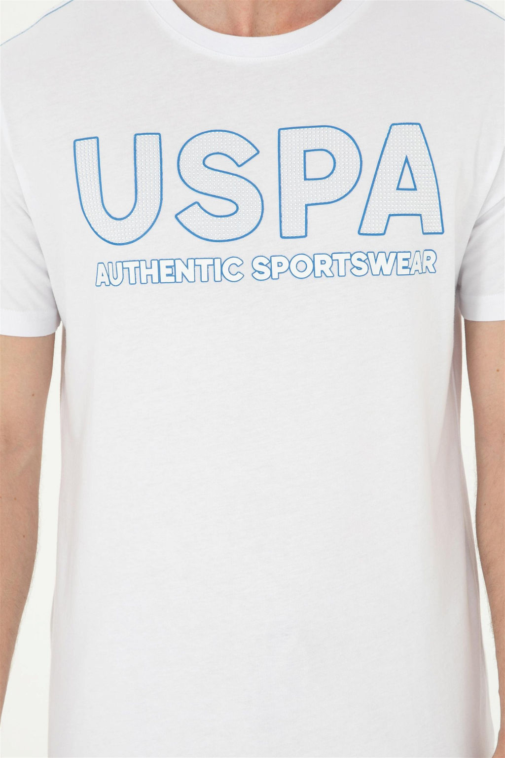 Мужская белая футболка Неожиданная скидка в корзине - U.s. polo assn фото 6