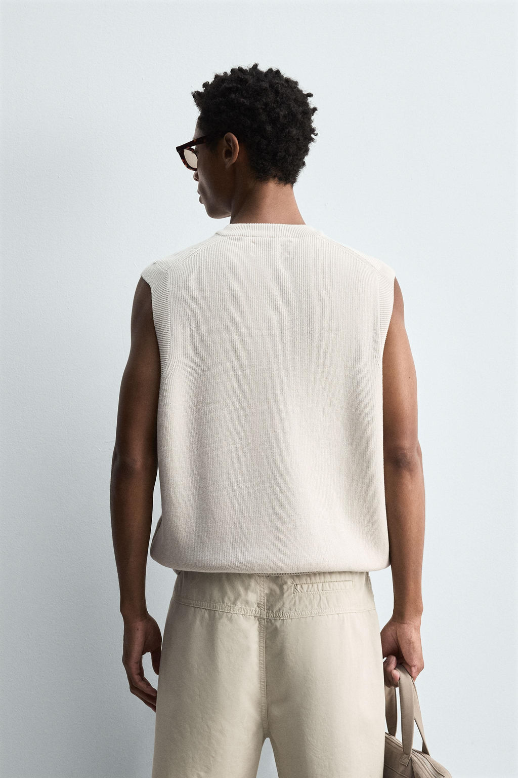 COTTON KNIT WAISTCOAT - Zara фото 3
