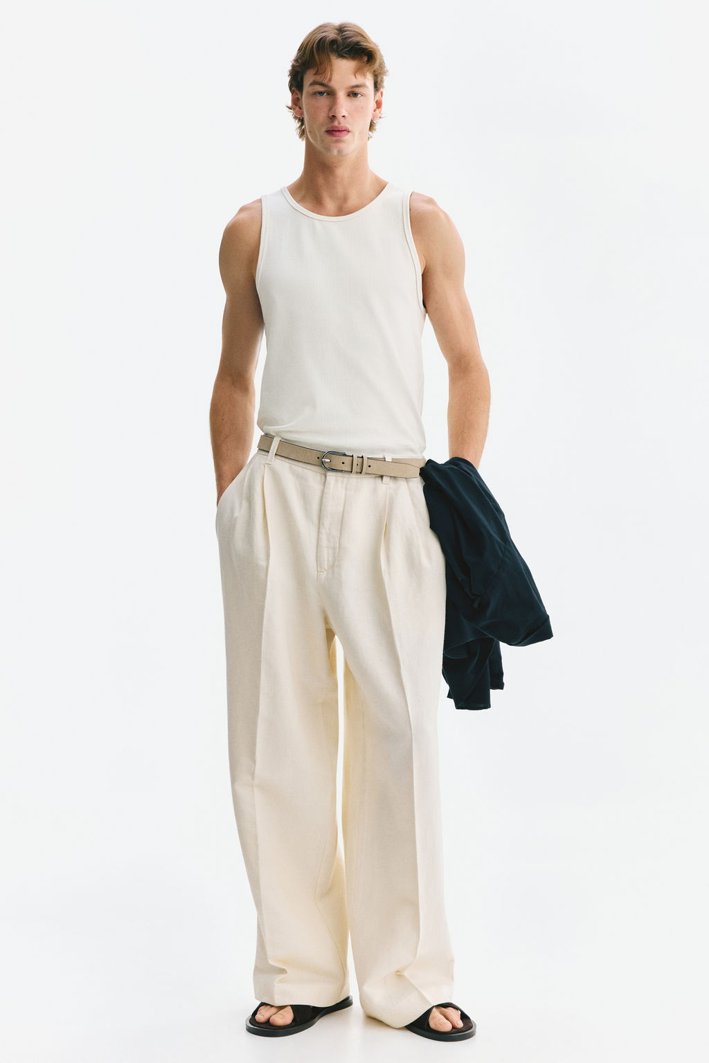 Camiseta sin mangas en canal? Slim Fit - H&m фото 6