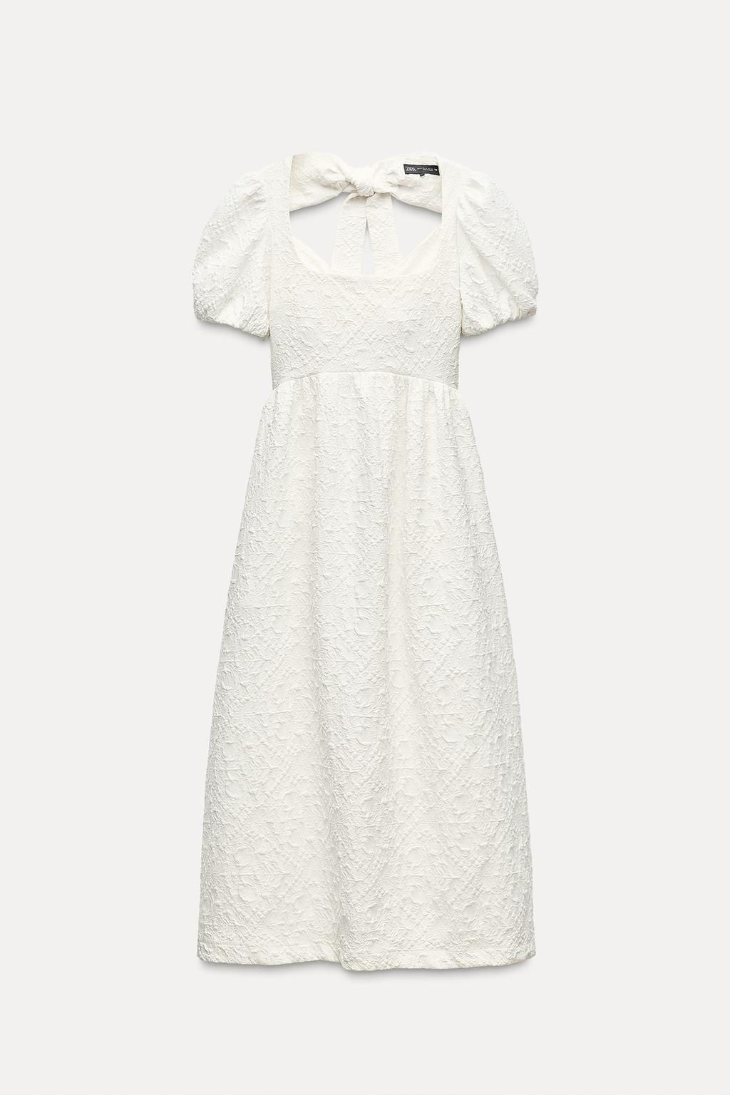 JACQUARD MIDI DRESS - Zara фото 6