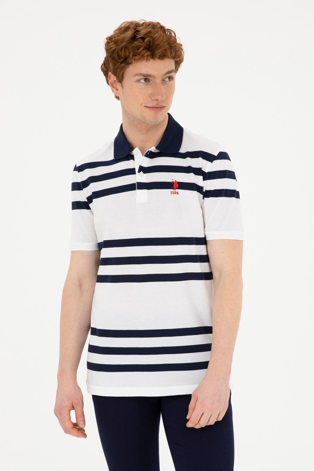 Мужская темно-синяя футболка Неожиданная скидка в корзине - U.s. polo assn фото 8