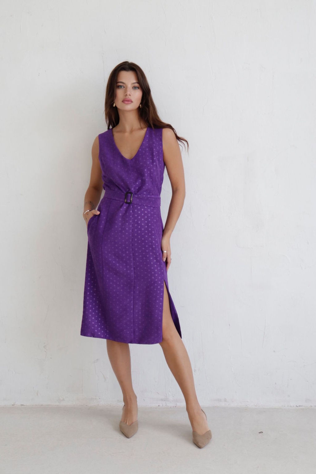 Сарафан базовый с разрезом - Martichelli фото 15