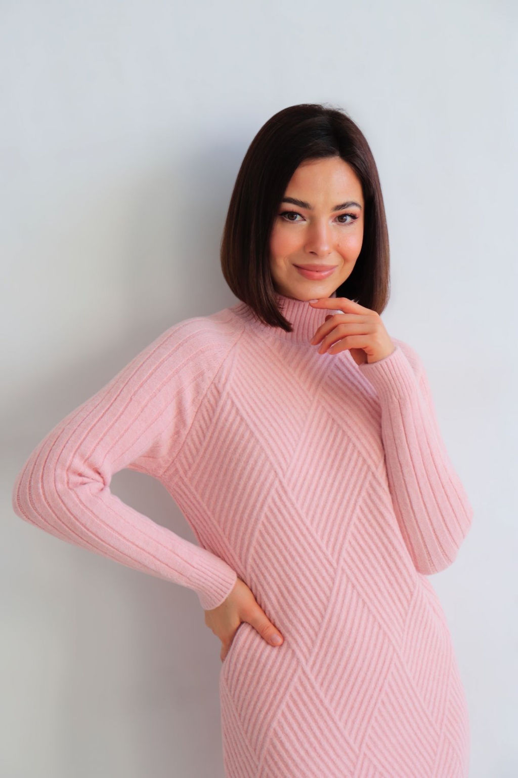 Martichelli Платье вязаное розовое  фото 27