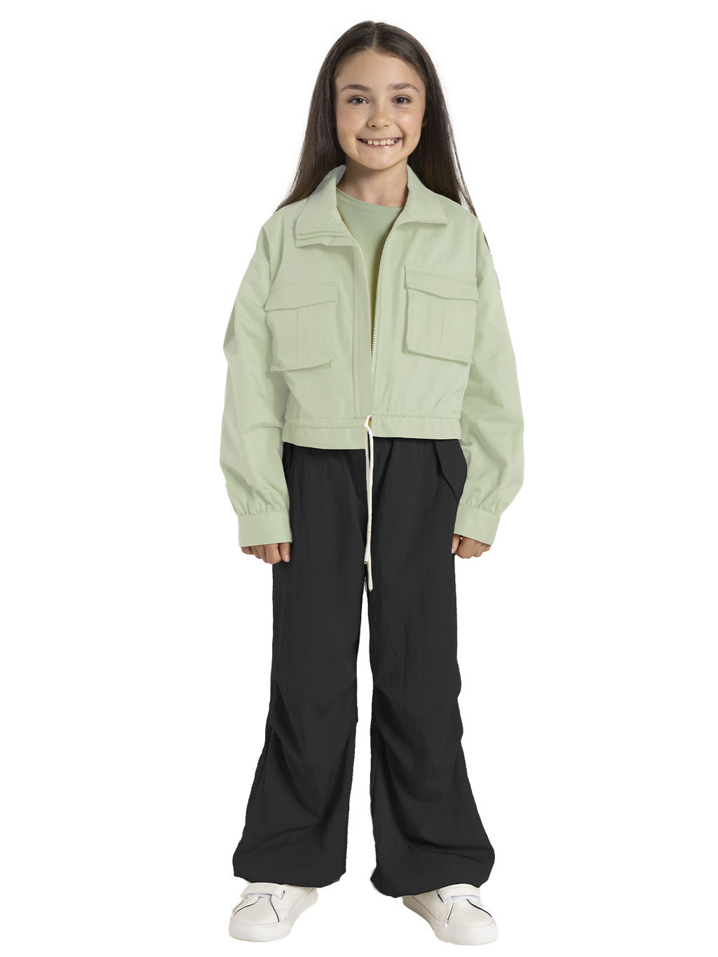 Куртка для девочки О56919 - Карамелли фото 4