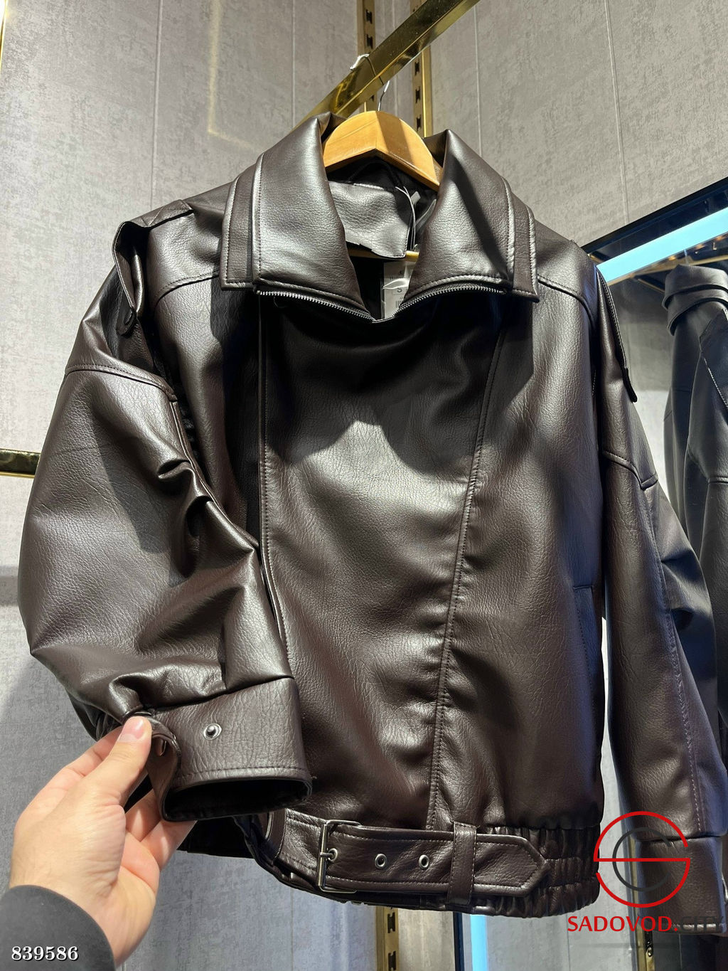Куртка кожаная весенняя - Bruno фото 3