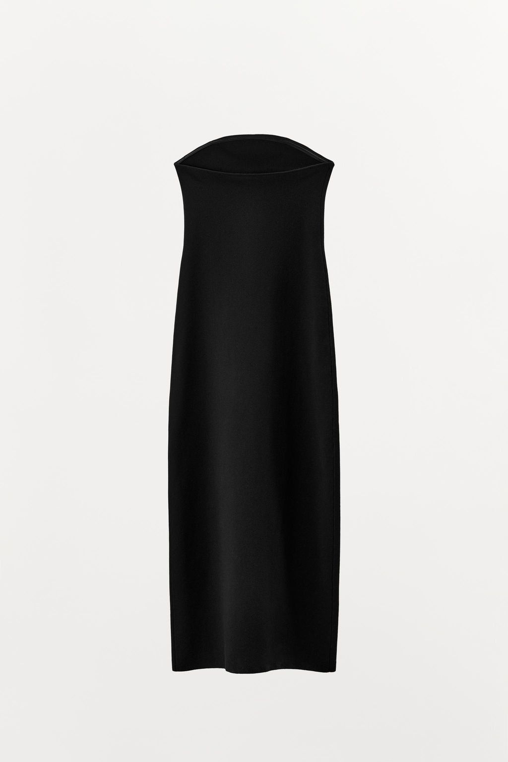VESTIDO PUNTO PALABRA DE HONOR / Negro - Zara фото 5