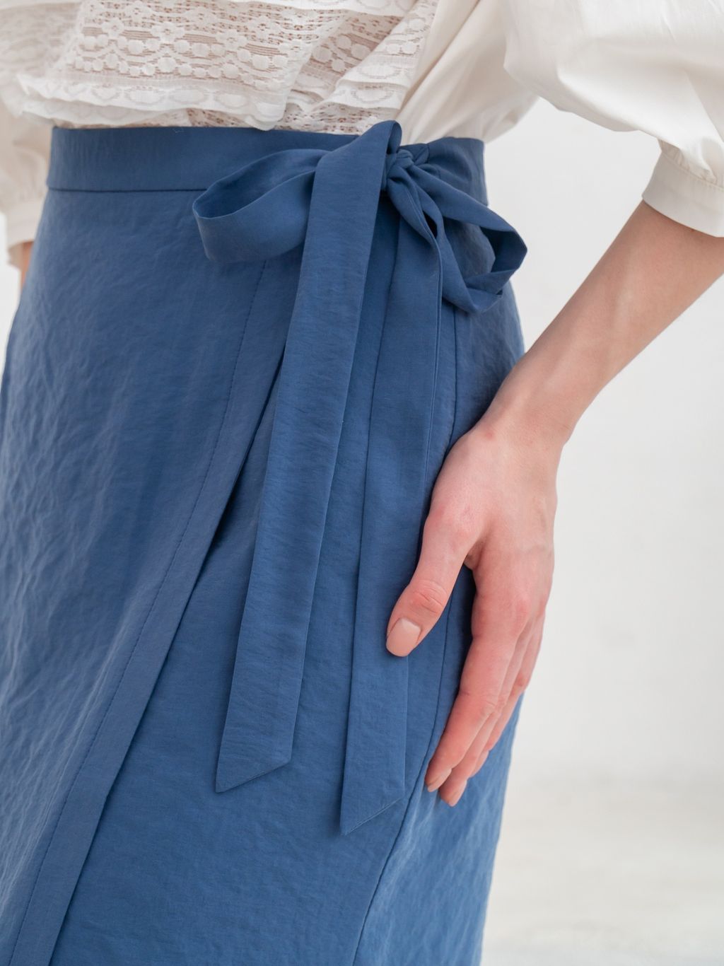 Юбка 222.060030/синий - Seven senses фото 4