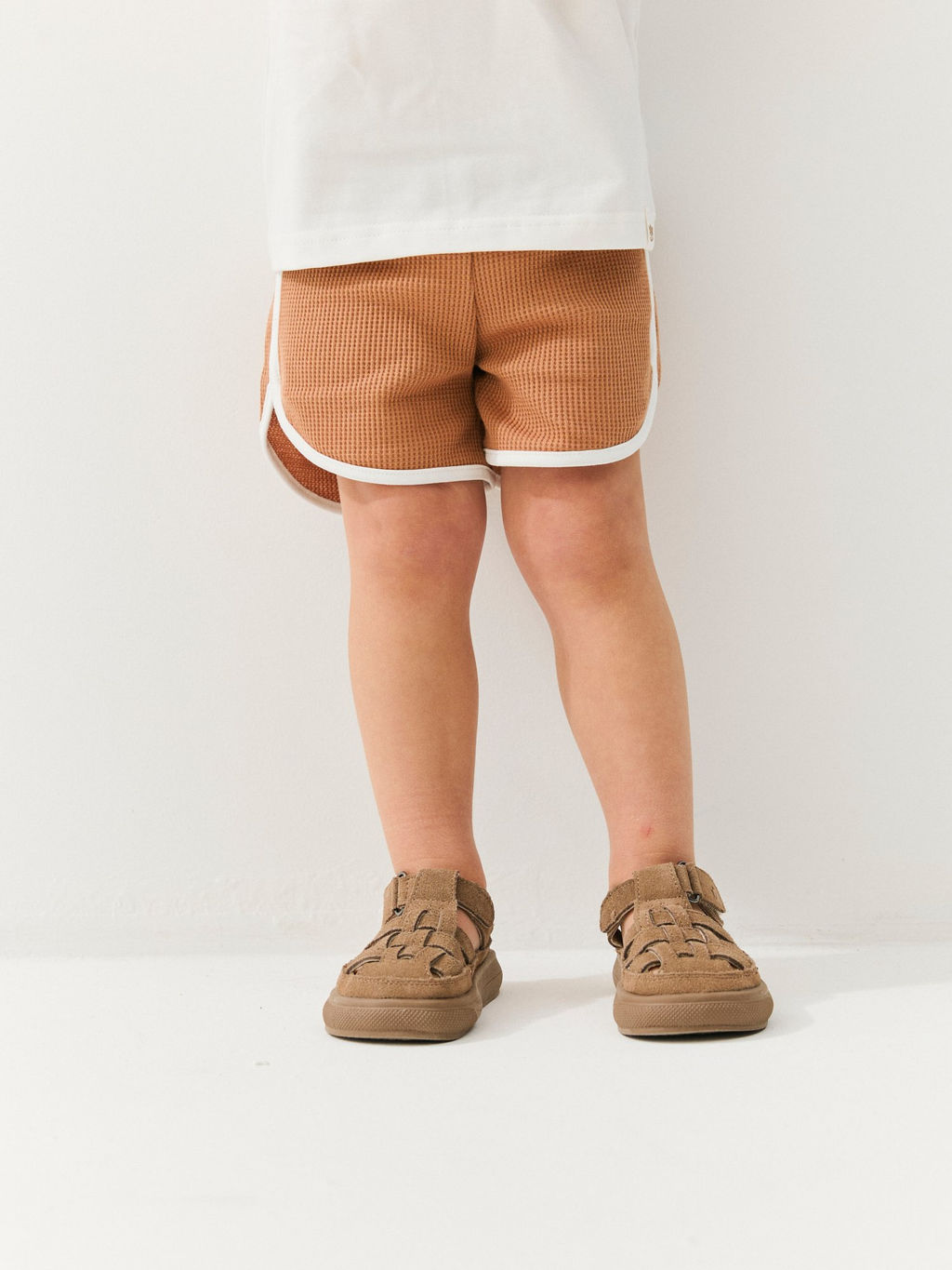 Комплект футболка и шорты Орех из рифленой ткани 0+ - Bungly фото 2