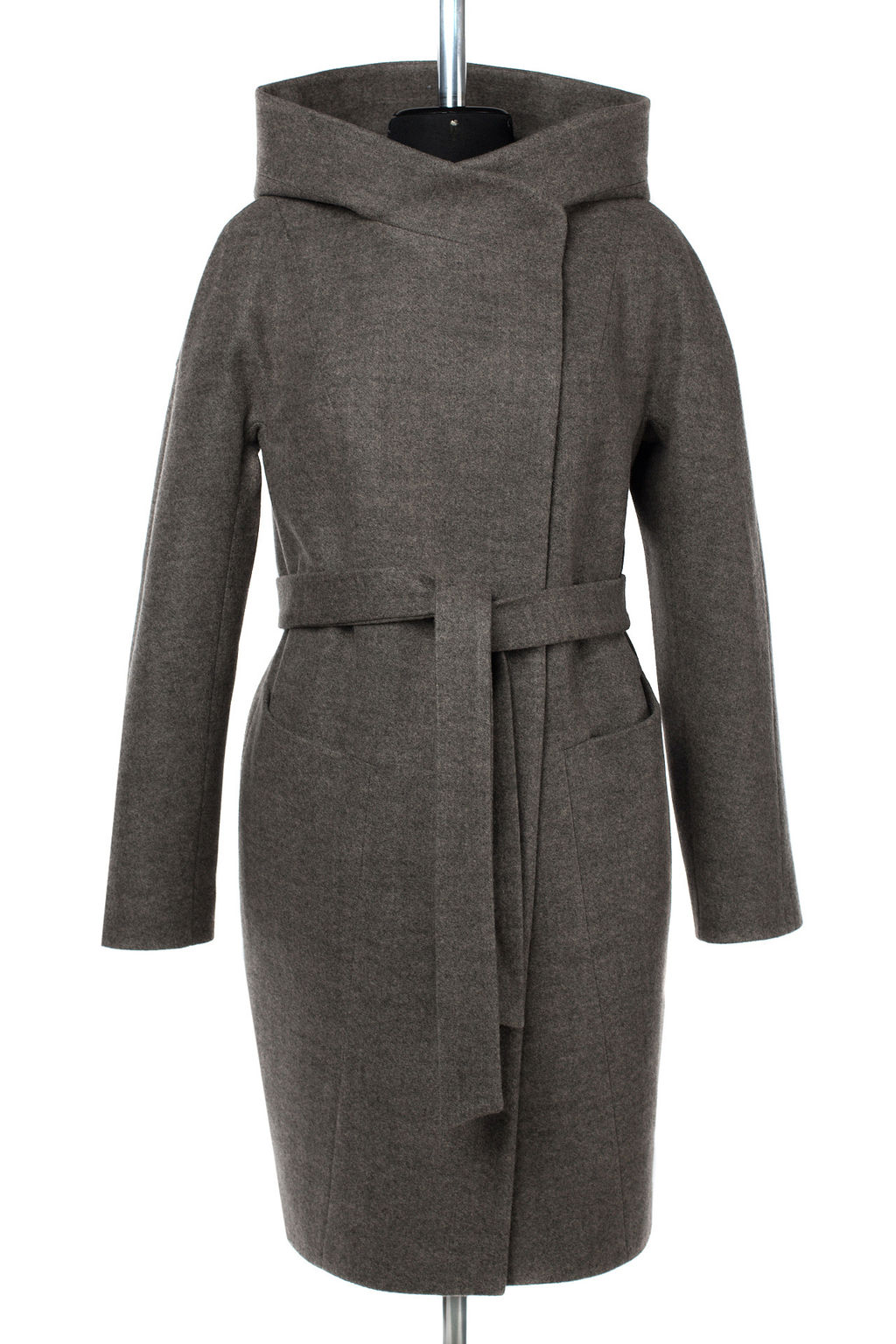 02-2935 Пальто женское утепленное (пояс)