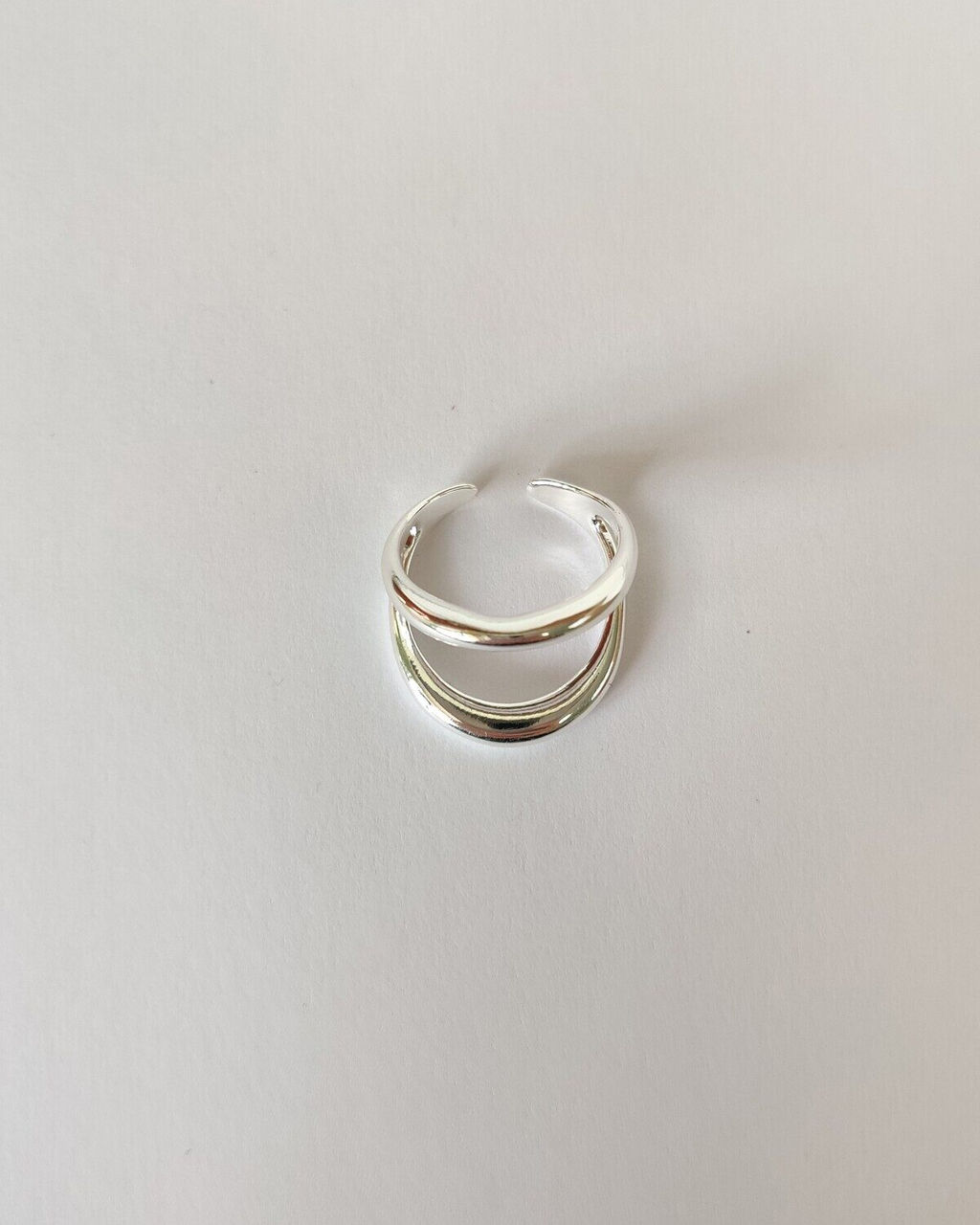 Кольцо с белым серебрением - Vel vett фото 2