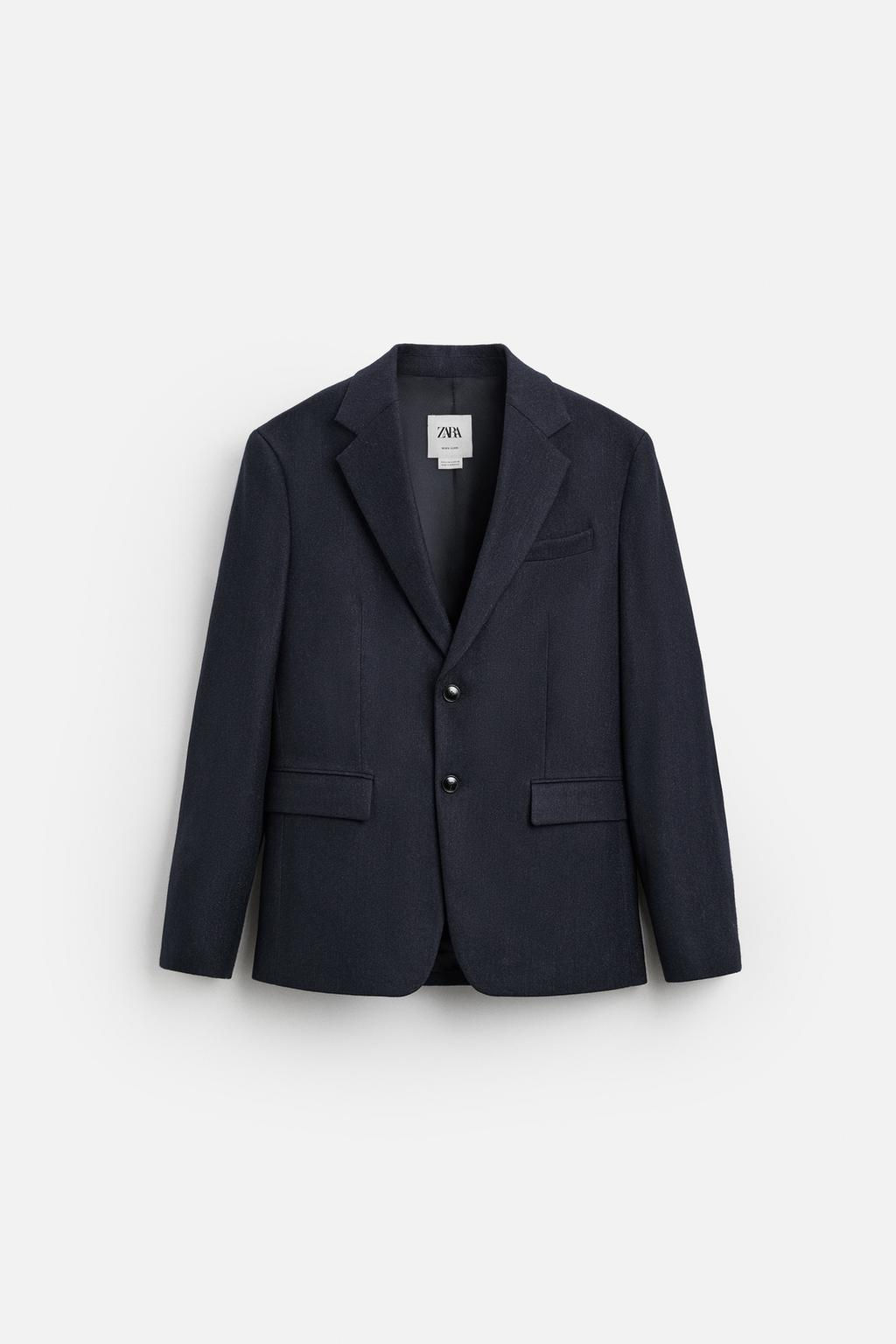 TEXTURED SUIT BLAZER - Zara фото 6
