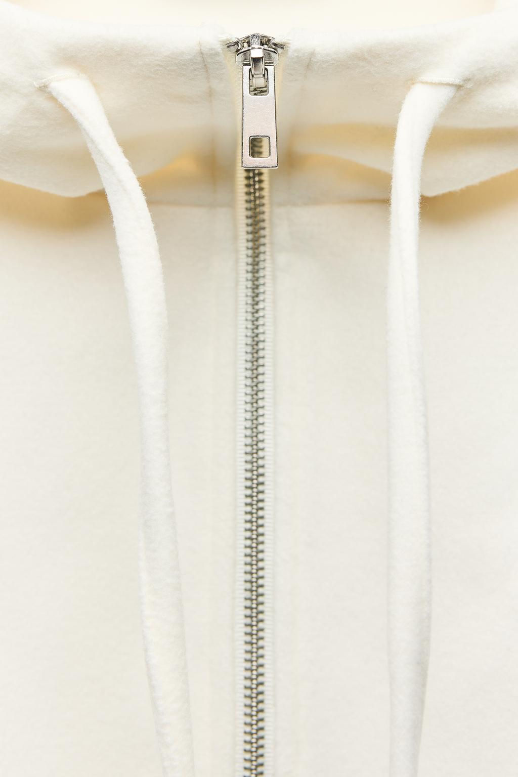 HOODED CLOTH JACKET - Zara фото 8