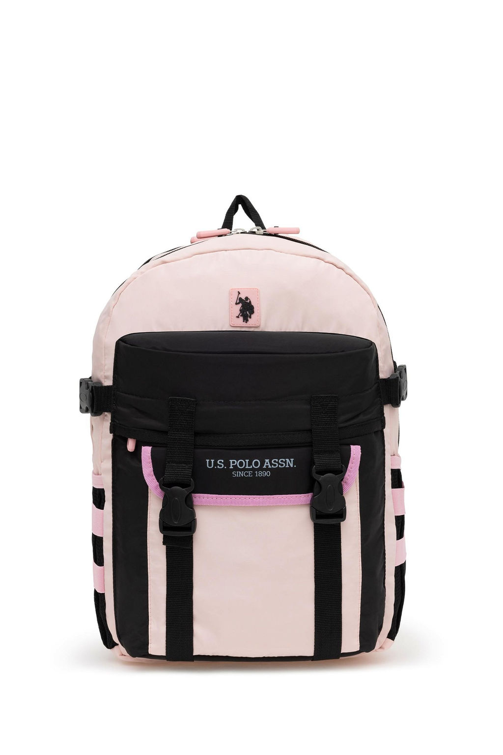 Розовая школьная сумка для девочки - U.s. polo assn фото 2