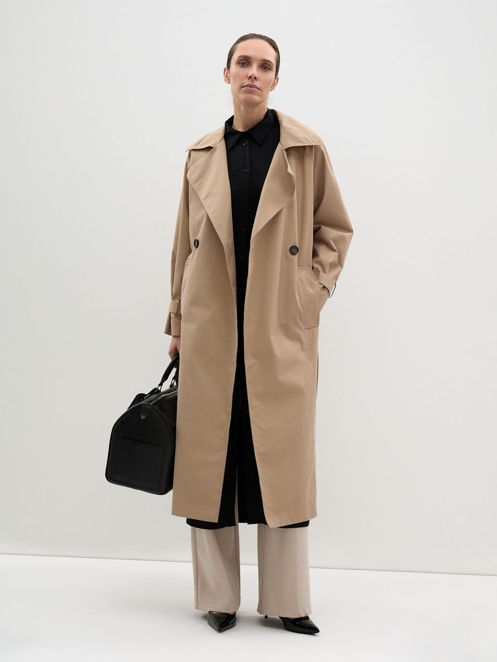 Conso/SL 240128 - beige Тренч женский