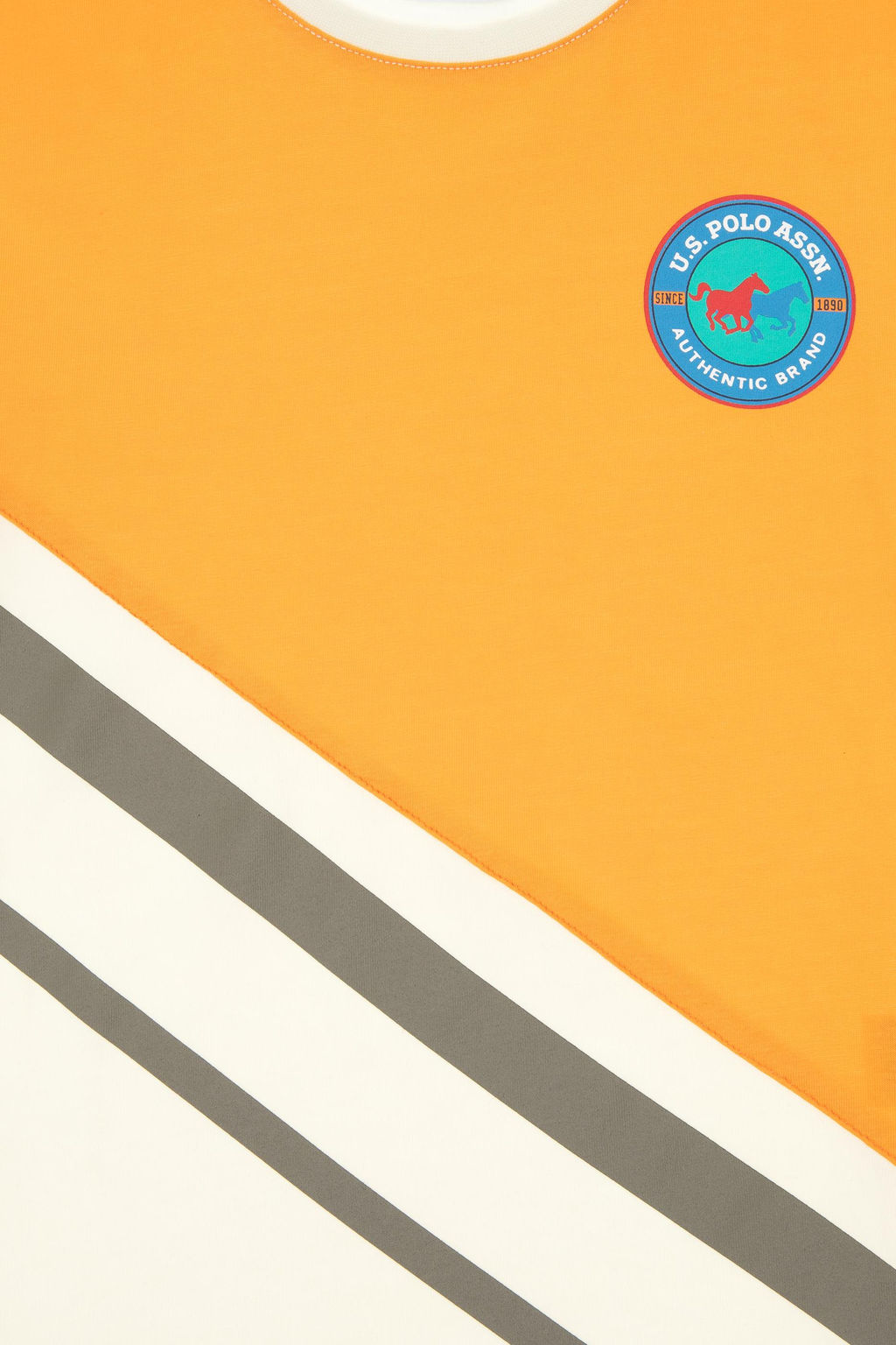 Erkek _ocuk Turuncu Comfort Bisiklet Yaka Ti__rt Sepette S_rpriz _ndirim - U.s. polo assn фото 3