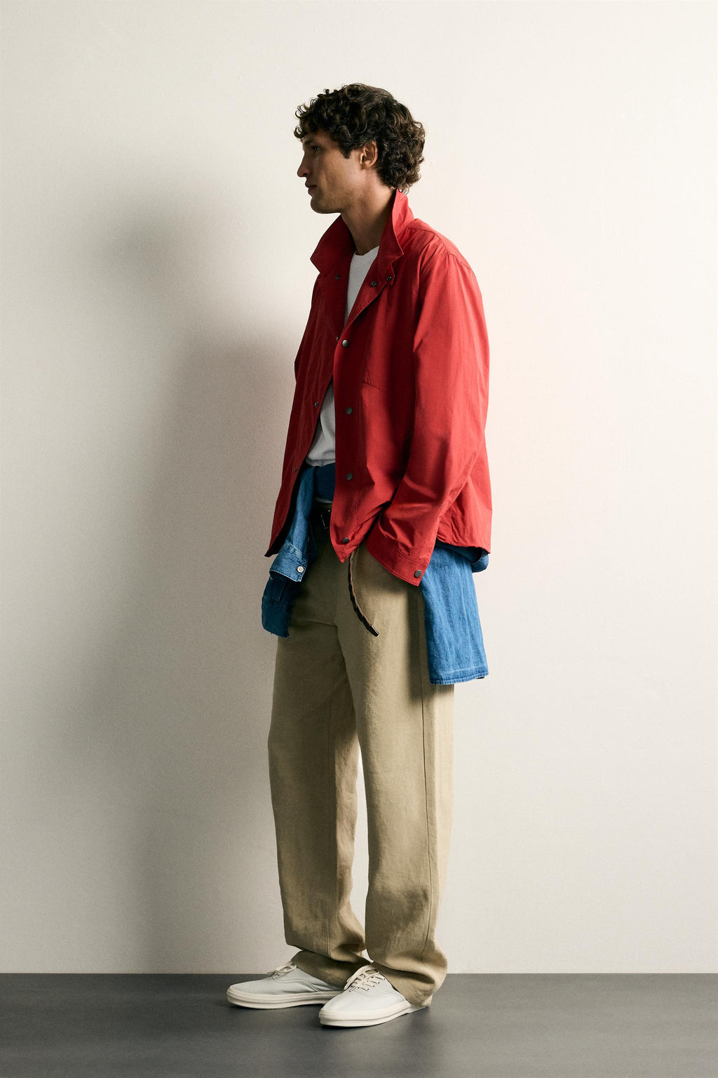 SOBRECAMISA T?CNICA LIGERA REGULAR FIT / Rojo - Zara фото 4