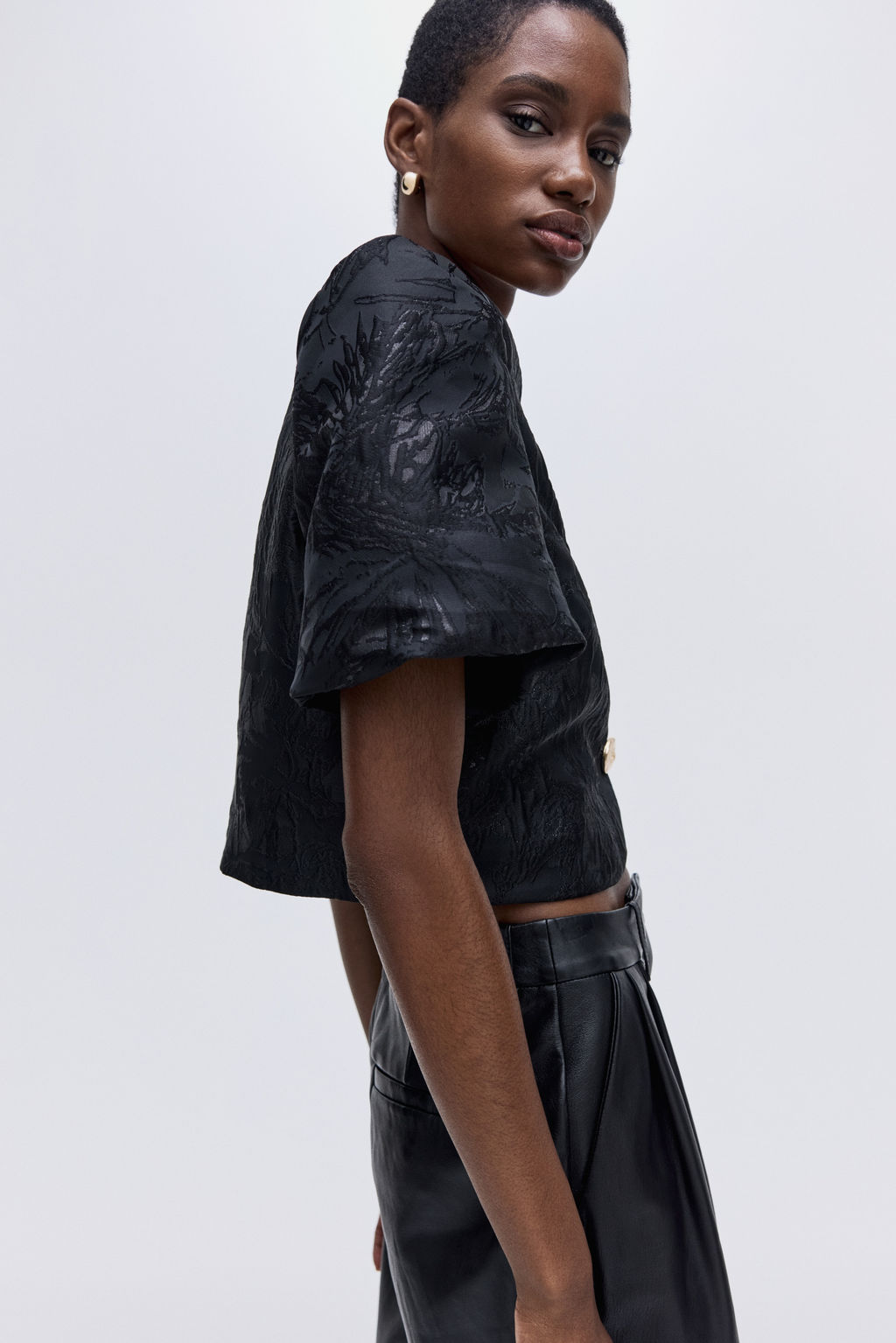 Blusa con manga puffy - H&m фото 6