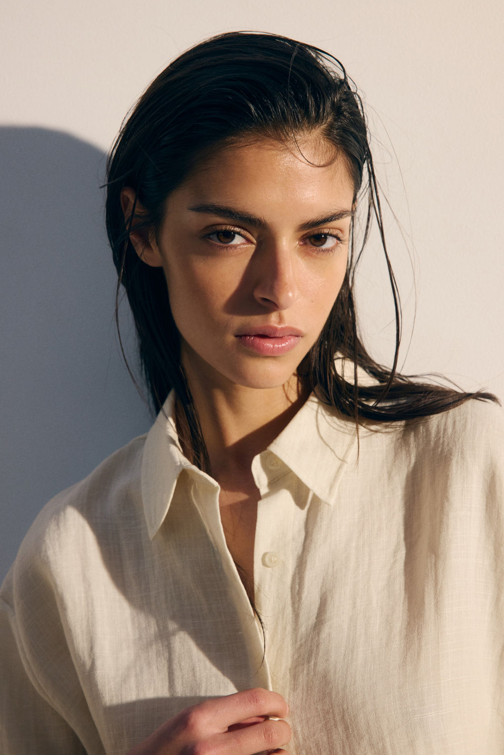 Camisa playera con bordado ingl?s - H&m фото 4
