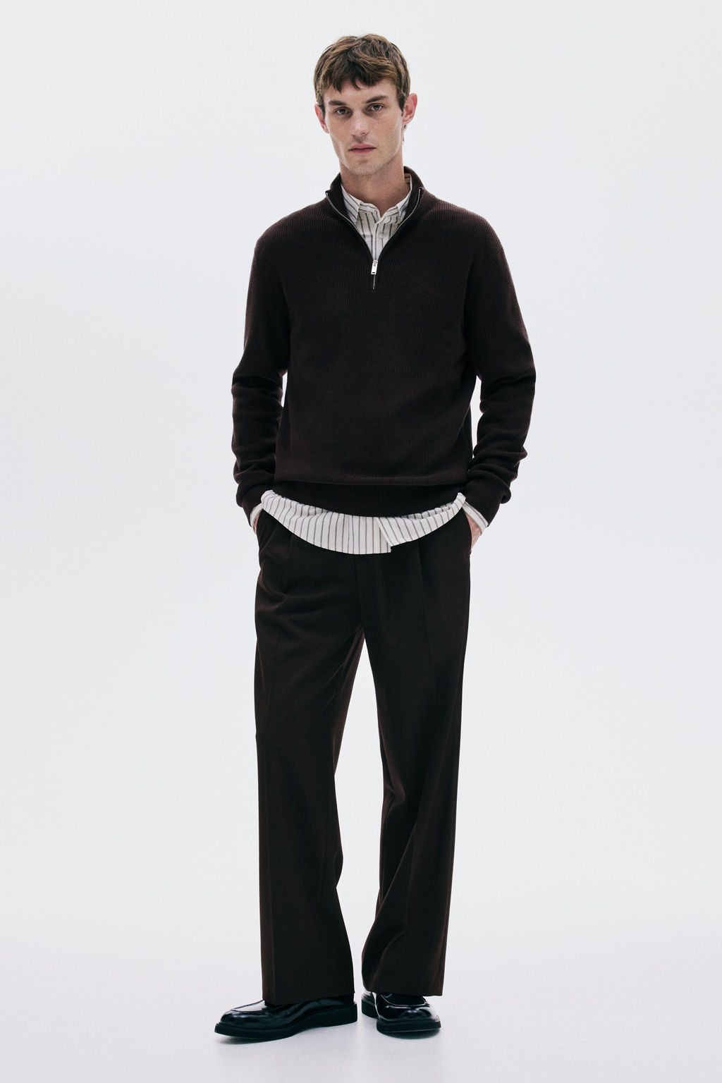 Jersey con media cremallera Regular Fit - H&m фото 7