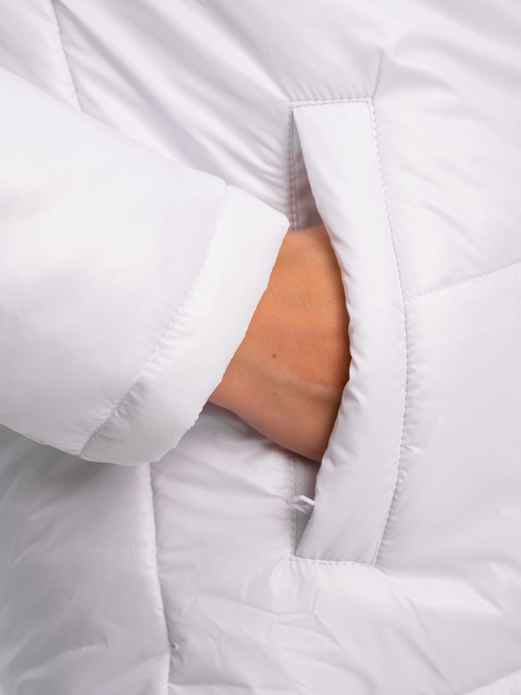 Куртка зимняя "Вита" белый