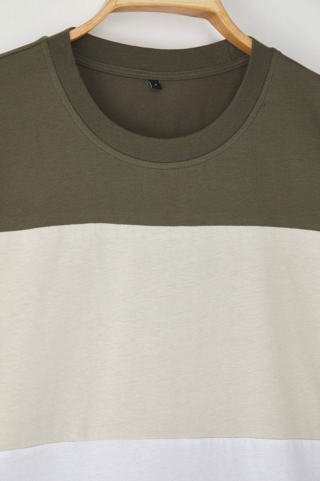 TRENDYOL MAN Siyah Regular/Normal Kesim Renk Bloklu %100 Pamuklu T-Shirt TMNSS24TS00076 - Trendyolmilla фото 3