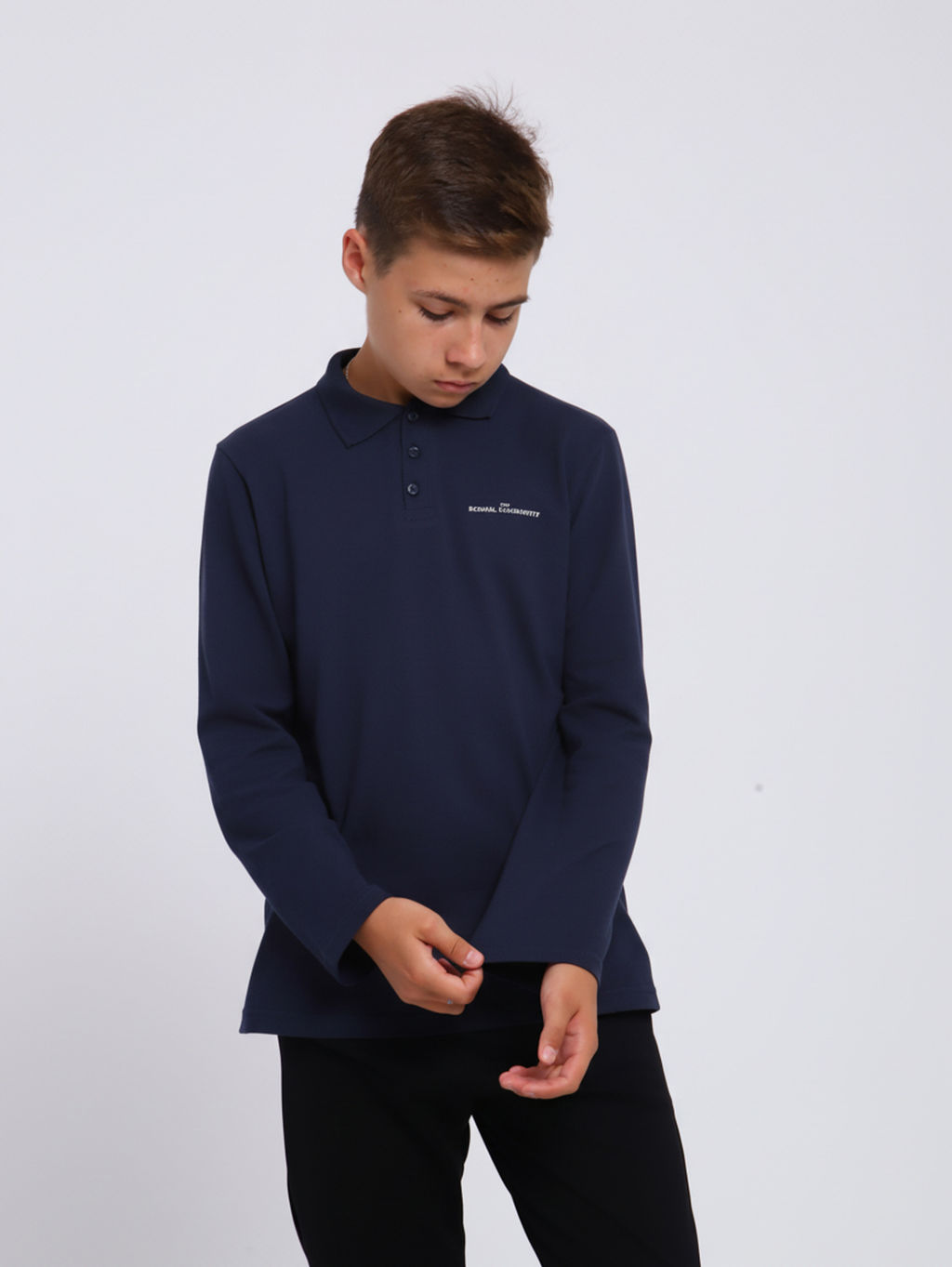 Рубашка-поло "Василий" темно-синий