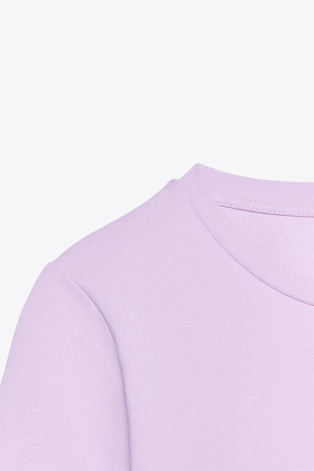 CROPPED STRETCH T-SHIRT