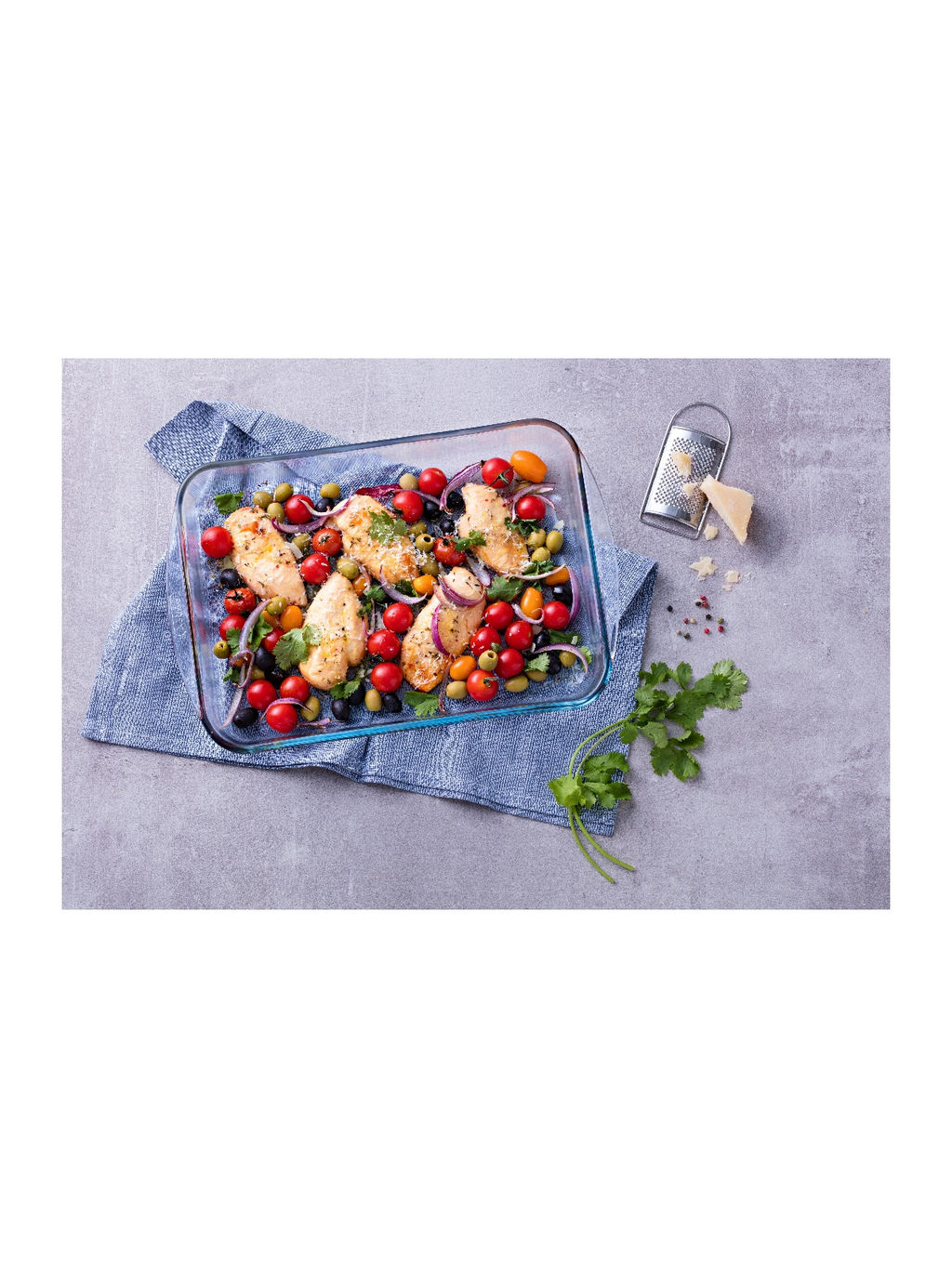 PYREX/ESSENTIALS Блюдо прямоуг. 40*28*6см, 40*27см, арт. 239B000/5046