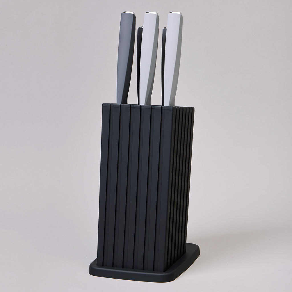 НАБОР НОЖЕЙ AGNESS НА ПЛАСТИКОВОЙ ПОДСТАВКЕ, 6 ПРЕДМЕТОВ  фото 2