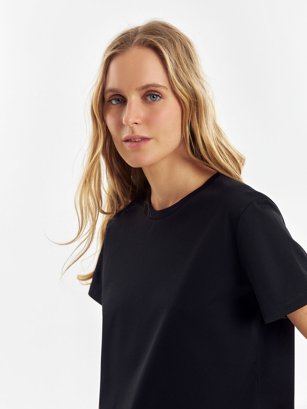 Футболка из мерсеризированного хлопка POMPA