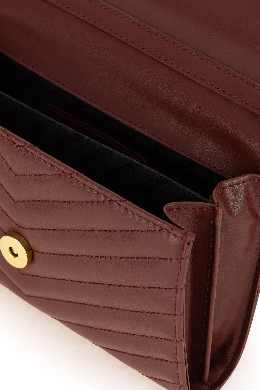 Женская сумка через плечо бордового цвета с ремешком-цепочкой Неожиданная скидка в корзине - U.s. polo assn фото 7