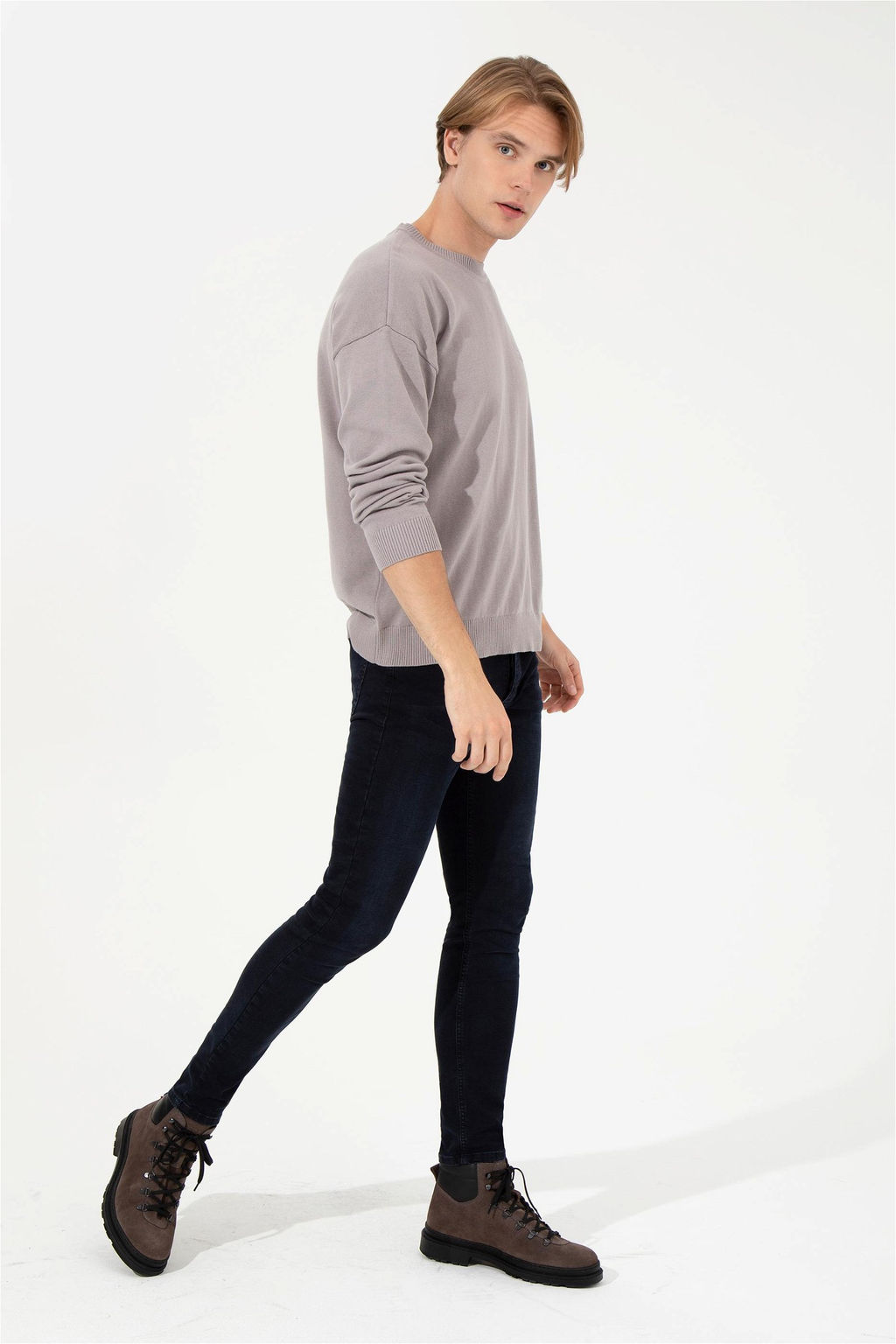 U. S. Polo Assn Мужской трикотажный свитер из норки с круглым вырезом - U.s. polo assn фото 10