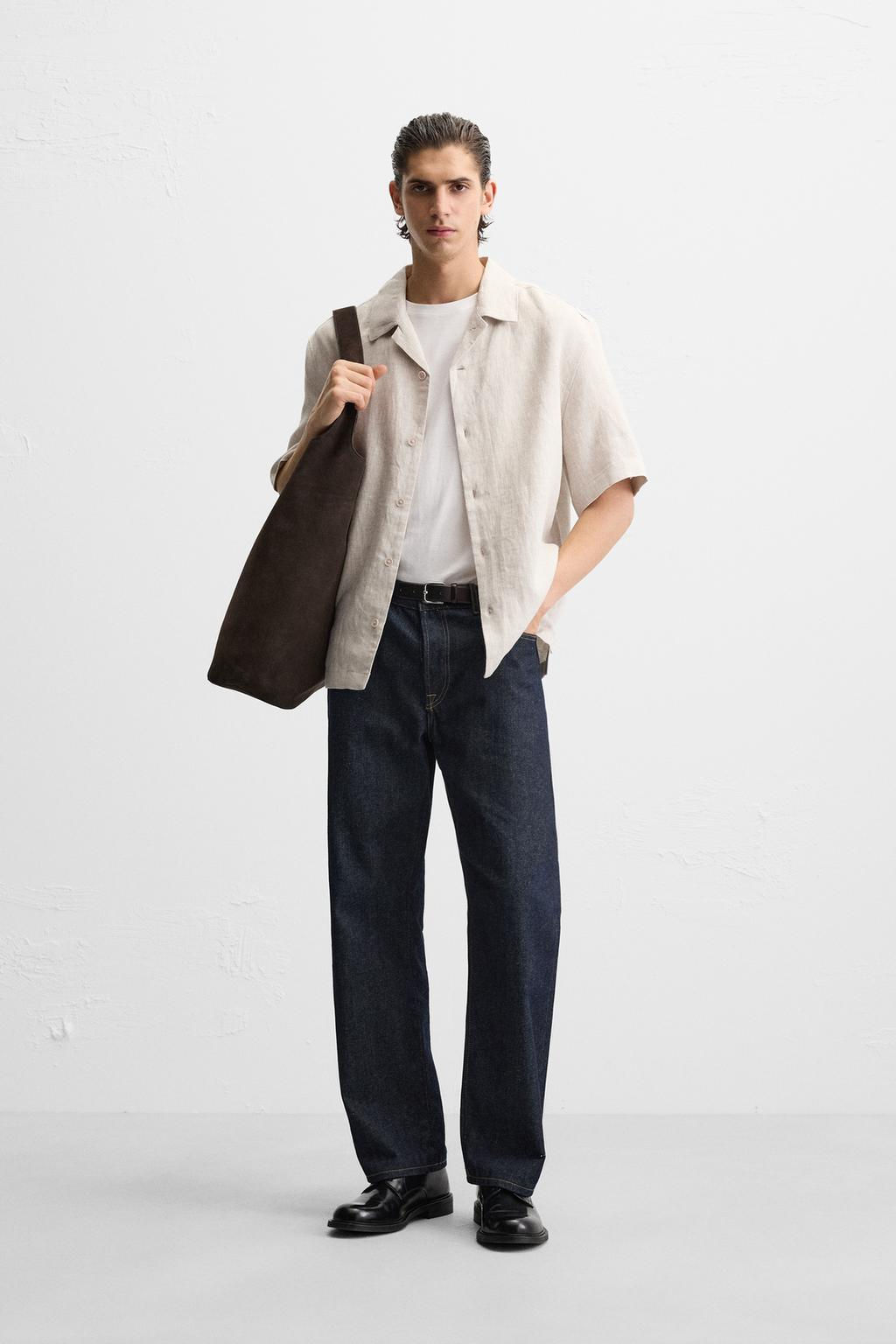 100% LINEN SHIRT - Zara фото 23