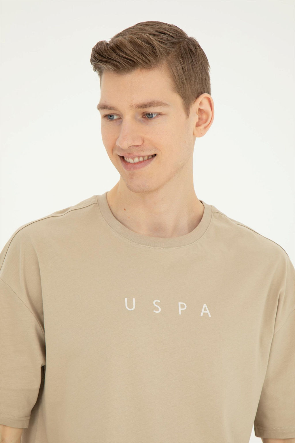 Мужская футболка светло-хаки - U.s. polo assn фото 2