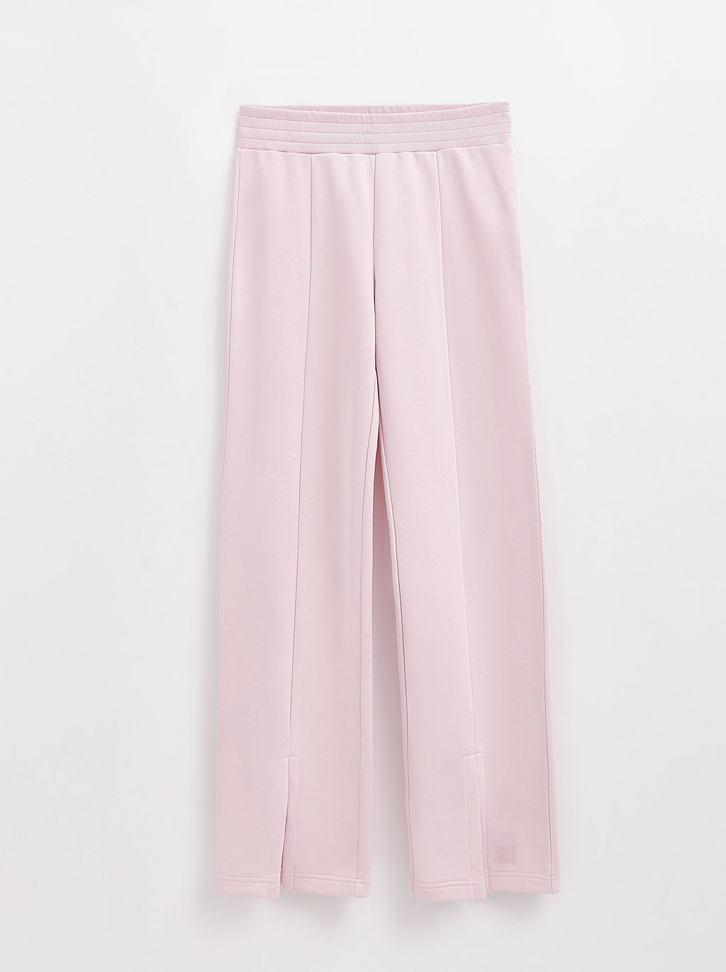 CONTE Брюки из футера с рельефными швами и разрезами LBK 2595 crystal pink - Conte elegant фото 6